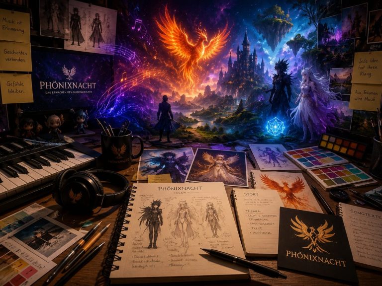 Kreative Vielfalt Artwork zu PhönixNacht aus dem PhönixNacht-Universum